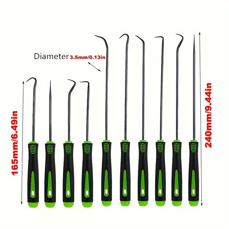 4/10PCS Car Oil Seal Screwdriver Set Hose Removal Hook Set O Seal Gasket Puller Remover Pick Hooks Repair Tools Craft Hand Tool
